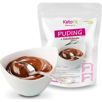 Keto dieta KetoFit Proteinový puding čoko, 1000g (25 porcí)