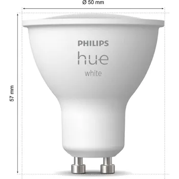 Lampička Philips Hue White LED reflektor GU10 4,2 W 2 700 K