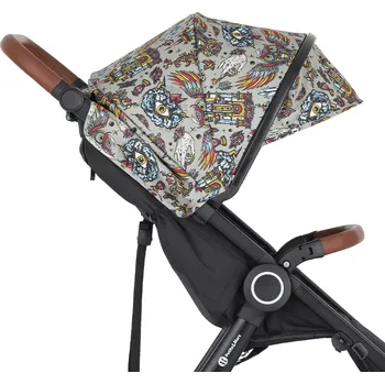 Kočárek PETITEMARS Street2 Limited 100 Stříška na kočárek Wonderland 46x46x6 bílá