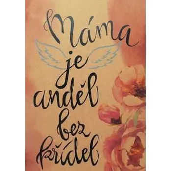 Přáníčko BeBechy – recyklovaný papír – Máma,rychlé dodání