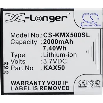 Baterie Cameron Sino CS-KMX500SL pro KAZAM Trooper X5.0 - neoriginální