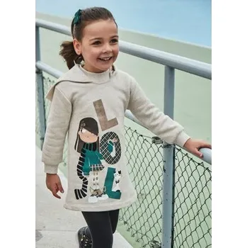 Dívčí mikina dětské mikinošaty s obrázkem 4930-54 velikost 110