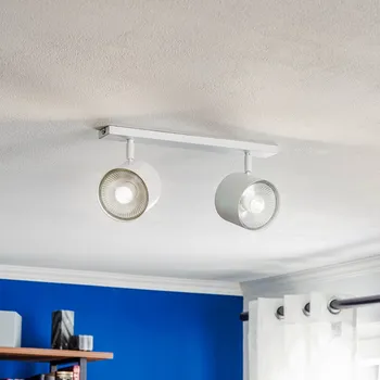 Lampička ALDEX Stropní bodové světlo Bot, bílé, dvouplamenné - Ø bodovka 11,5 cm bílá 2 x 35 W - Doprava zdarma