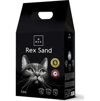 Rex sand - úsporné stelivo pro kočky 7,5L