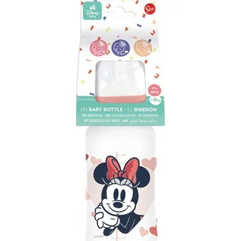 Láhev STOR Kojenecká láhev Minnie Mouse, 0+, 360ml, 10703
