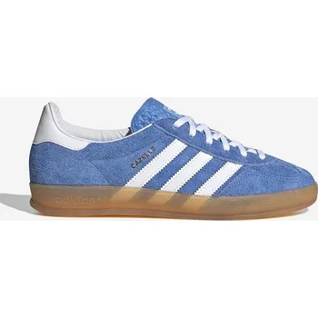 Dámské tenisky Semišové tenisky adidas Originals Gazelle Indoor W HQ8717, 41 1/3, modrá, 55X