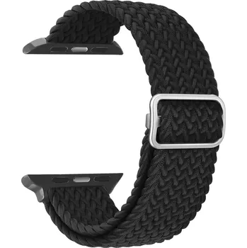 Řemínek na hodinky KSIX proplétaný řemínek, textilní pro 42/44/45mm Barva: Černá