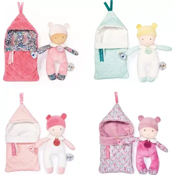 Panenka Doudou Miminko v Růžové Přikrývce