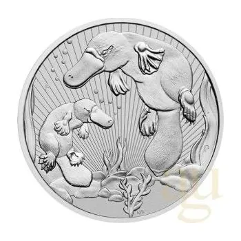 2 unce stříbrná mince Austrálie Next Generation - Piedfort Platypus 2021