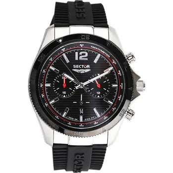 Hodinky Sector R3271631003 Mens Watch Chronograph 45mm 10ATM