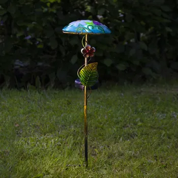 STAR TRADING LED solární světlo Salona dekorativní modrá/zelená černá, modrá, zelená LED 0,03 W celkem