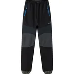 Chlapecké softshellové kalhoty, zateplené - Wolf B2494, černá / modré zipy Barva: Černá, Velikost: 116