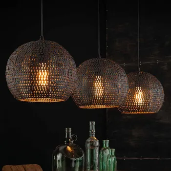 ZIJLSTRA Závěsné světlo Setengah, 3 zdroje, stínidla kulatá - baldachýn - délka 110 cm, šířka 8 cm, výška 2,5 cm hnědá, čirá 3 x 60 W - Doprava zdarma