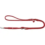 HUNTER LOVE ROUND&SOFT nastavitelné vodítko - červená Hunter