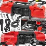 Elektrický lanový naviják 12V, 13500 LBS, syntetické lano 24m, Verke V06045