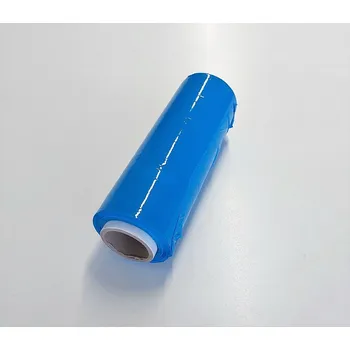 Obalový materiál Ruční stretch fólie MODRÁ 25cm - 150m - 23my / 250mm (23my / 150m návin)
