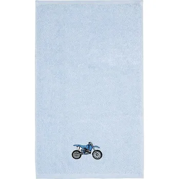 Ručník dětský froté MOTORKA modrý 30x50 cm