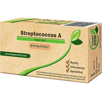 Diagnostický test Vitamin Station Rychlotest Streptococcus A - samodiagnostický test 1 kus