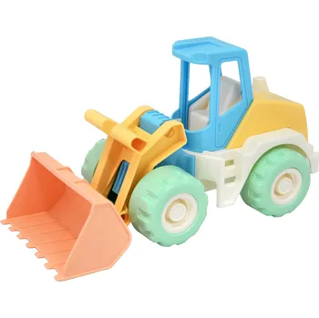 Hračka pro nejmenší ELFIKI BIO PLAST Pracovní vozidlo bagr Barevné provedení: Bagr s červenou lopatou