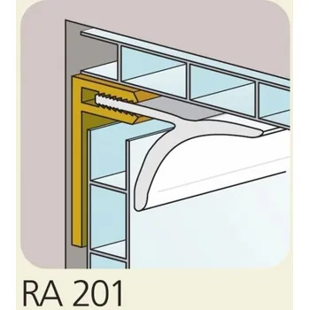 Obklad Dokončovací profil OTTOPAN - Vnitřní kulatý A201 - Bílá (DECA201PC) HOPA