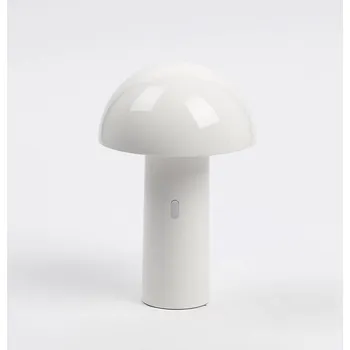 Lampička Aluminor Capsule LED stolní lampa, mobilní, bílá - průměr podstavce 7,2 cm, délka kabelu 165 cm 1 x 7,5 W LED - Doprava zdarma