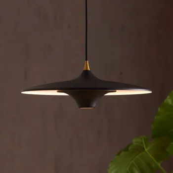 LOOM DESIGN Závěsné svítidlo LED Moja, Ø 42 cm, černá barva LED 16 W celkem - Doprava zdarma