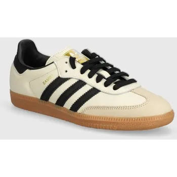 Dámská obuv Kožené tenisky adidas Originals Samba OG, 43 1/3, béžová, 01X