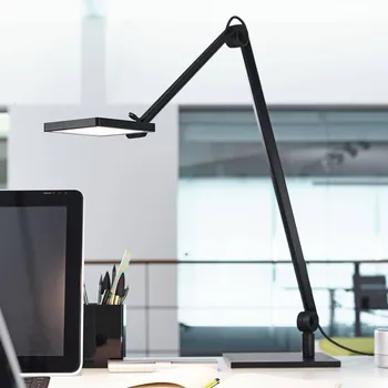 Lampička Waldmann LED stolní lampa PARA.MI FTL 108 R černá 930 - Rameno lampy - spodní délka 49,8 cm, horní délka 30,1 cm; hlava lampy - délka 11,7 cm, šířka 10,1 cm, výška 1,2 cm; délka kabelu zástrčky 300 cm LED 7 W celkem - Doprava zdarma