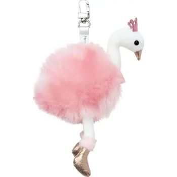Přívěsek na klíče Histoire d'Ours Labuť ružová
