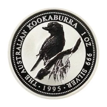 1 kilogram stříbrná mince Austrálie Kookaburra 1995