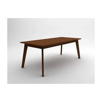 Jídelní stůl Lefkáda jídelní rozkládací stůl, ořech,olej 200x90+2x50 cm