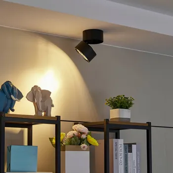 Lampička Stropní bodové svítidlo Lindby Thorid, 19 cm, sada 2 kusů, černá, G9 - Ø stříšky 11,9 cm 2 x 8 W LED - Doprava zdarma