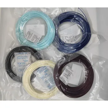 Filament Vzorek - FIBER3D TPU Silk - flexibilní materiál 10 m, Barva Tmavě modrá