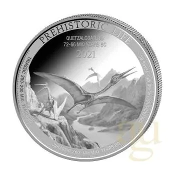 1 unce stříbrná mince Prehistoric Life - Quetzalcoatlus 2021