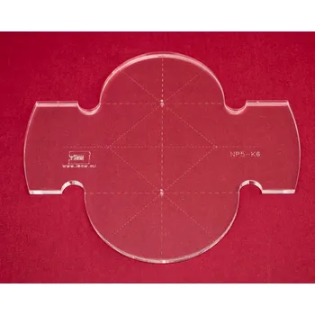 Příslušenství k šicímu stroji Quiltovací pravítko kruhy NP5-K6 (5 mm)