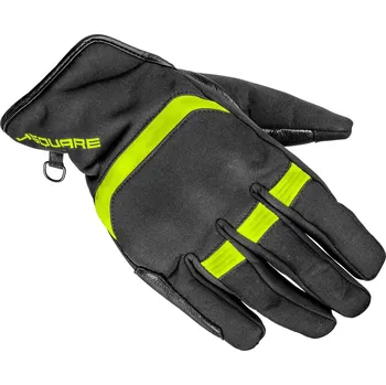 Moto rukavice Rukavice pulsar, 4square - pánské (černé,žluté fluo, vel. l) 2024