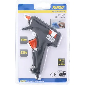 Party dekorace Tavná pistole 10W 230V ČERNÁ