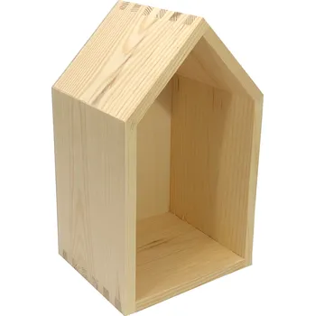 Dřevěná hračka Dřevotéka Dřevěný domeček - malý 15x25 cm Dřevěný domeček - malý 15x25 cm