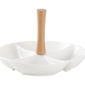 Keramická servírovací miska s rukojetí TORO 4 oddíly