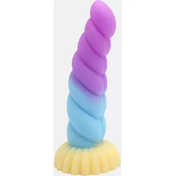 Dildo Duhové dildo DK Toys Unicorn 14 cm