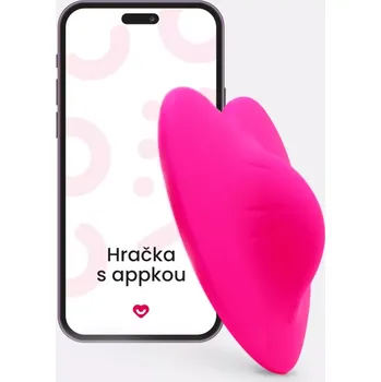 Vibrátor Vibrační stimulátor DK Toys Little Butterfly ovládaný mobilem