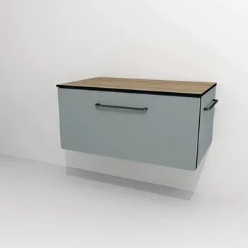 Koupelnový nábytek Koupelnová skříňka pod umyvadlo Devo Sonus 2.0 fjordová zelená 77 x 36 x 45 cm SO2-SU1S77x36F72K51