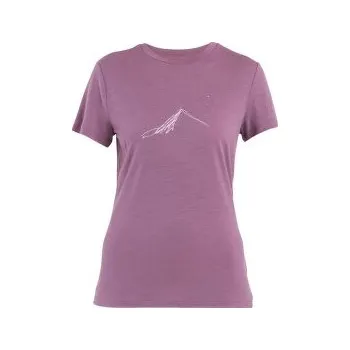 Dámské tričko Icebreaker Merino 150 Tech Lite SS Tee Southern Constellation Women DECO růžová M