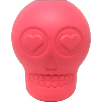 Hračka pro psa sodapup MKB Lebka na pamlsky a žvýkání velká Puppy – růžová