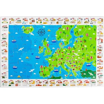 Bigjigs Toys Puzzle Evropské památky