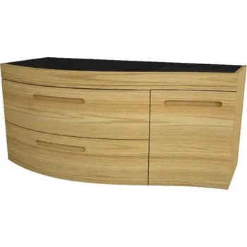 Koupelnový nábytek Koupelnová skříňka pod umyvadlo Devo Vena 2.0 levá kitami 110 x 50 x 42 cm VE2-SU1D2SL-2-F107