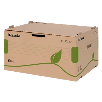 Archivační box Archivační kontejner Esselte ECO, otvírání zepředu, hnědý