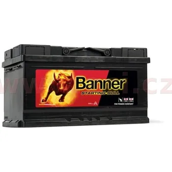 Autobaterie 80Ah baterie, 660A, pravá BANNER Starting Bull 315x175x175