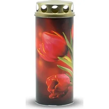 Svíčka TORO Hřbitovní svíčka 195g tulipán