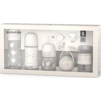 Kojenecká láhev SUAVINEX Bonhomia Novorozenecký set Bílý